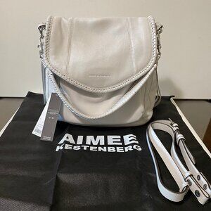 Aimee Kestenberg "All For Love" Cloud White Convertible Shoulder Bag (NWT)